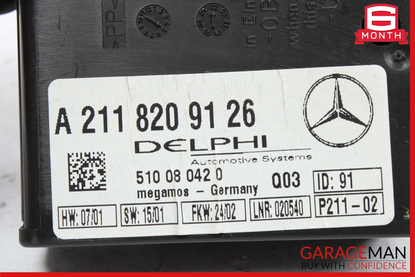 Mercedes SL500 S430 CLK500 CL500 E320 CL55 AMG Anti Theft Alarm Module Unit OEM
