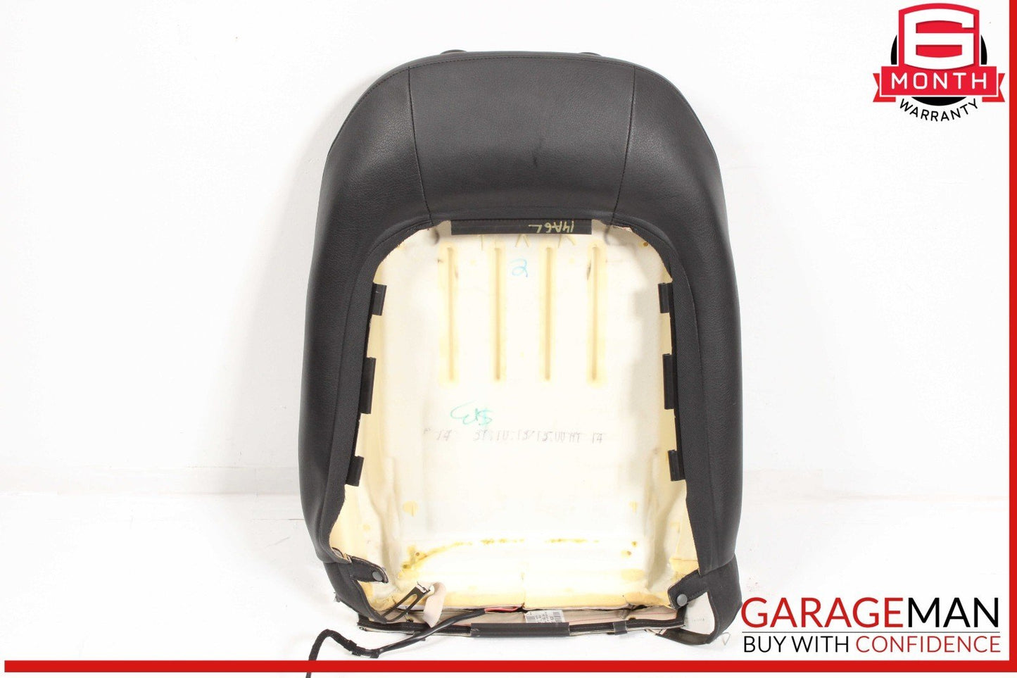 12-18 Audi A6 A7 Front Left Driver Side Top Upper Seat Cushion Cover Black OEM