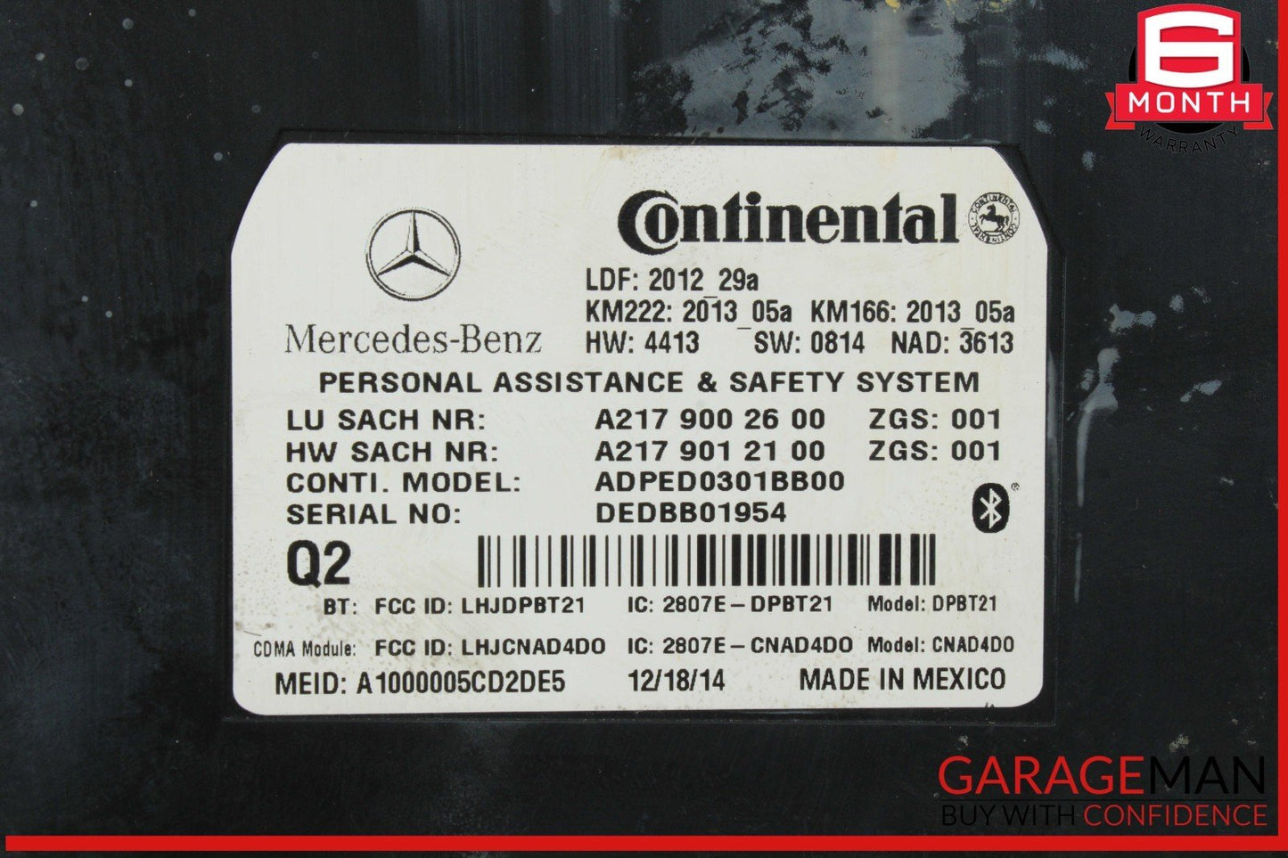 14-19 Mercedes W117 CLA250 Communication System Computer Control Module Unit OEM