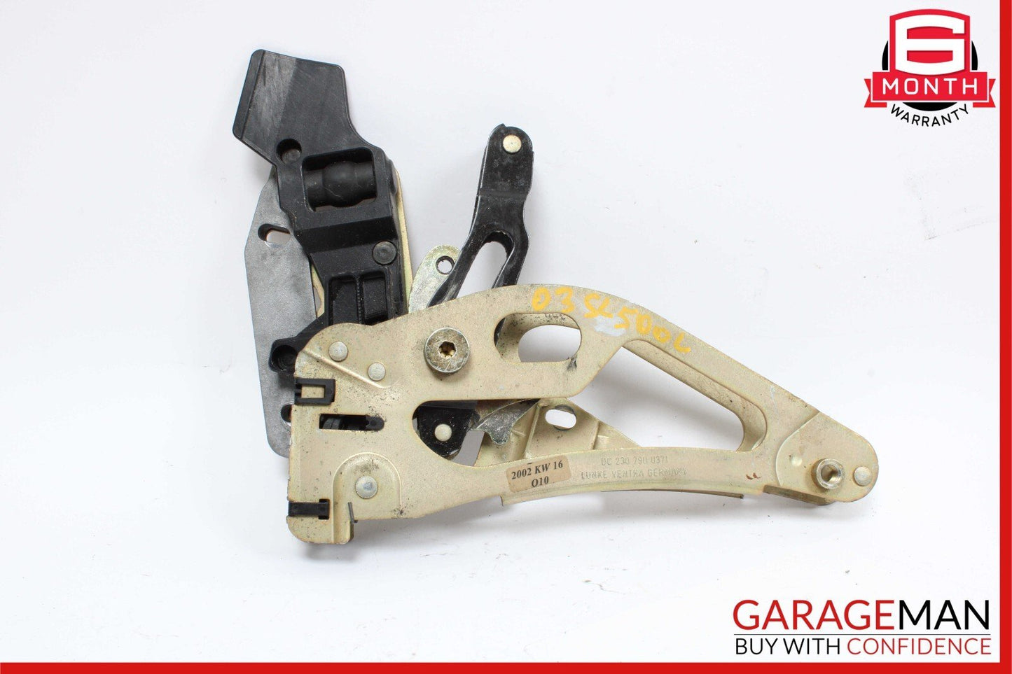 03-12 Mercedes R230 SL500 SL55 SL63 AMG Rear Left Trunk Lock Frame Cylinder