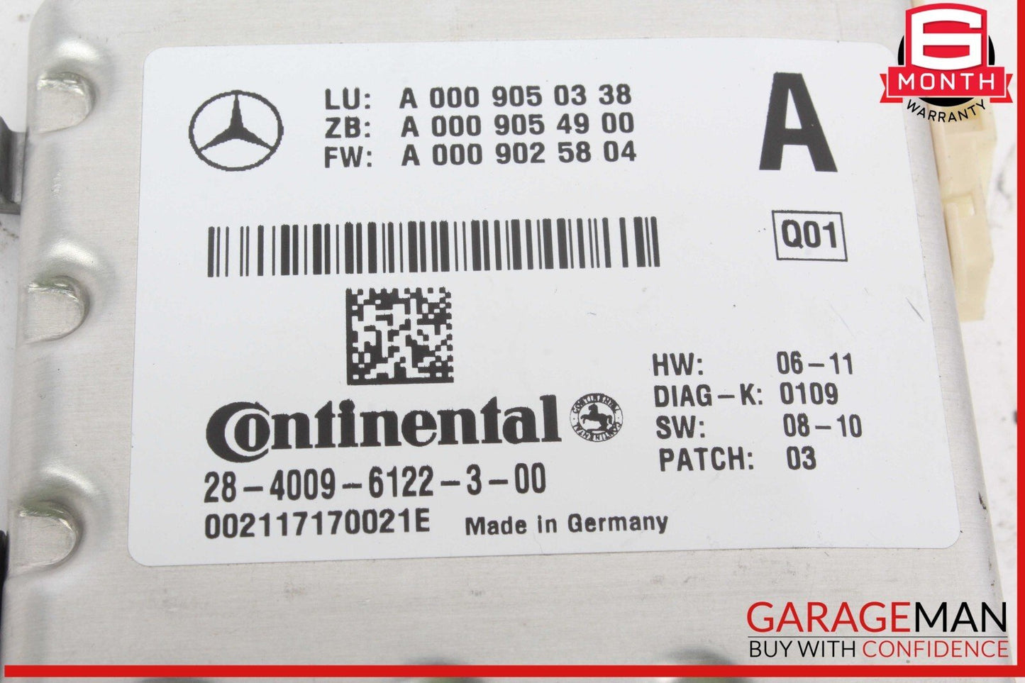 10-13 Mercedes W212 E350 E550 Active Lane Assist Front Camera 0009050338 OEM