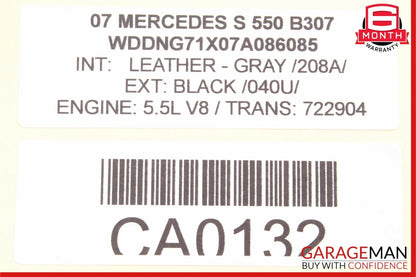 07-13 Mercedes W221 S350 S550 CL550 Airmatic Air Suspension Control Module OEM