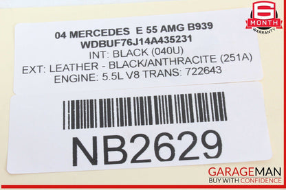 03-09 Mercedes W211 E55 AMG Door Control Module Rear Left Side OEM