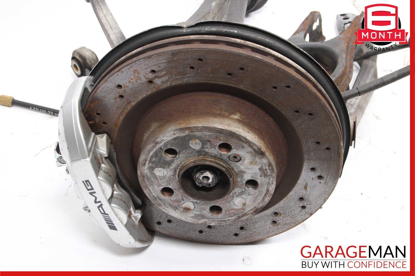 10-16 Mercedes W212 E550 Rear Left Spindle Knuckle Hub Bearing CV Shaft Assembly