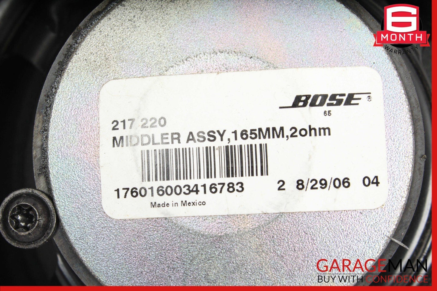 03-08 Mercedes R230 SL550 SL500 Door Audio Speaker Bose Left Driver Side OEM