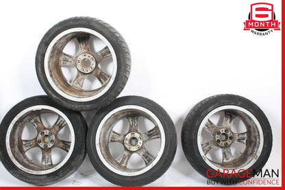 08-14 BMW X5 X6 Staggered 20" R20 10x11 Wheel Tire Rim Set of 4 Pc OEM