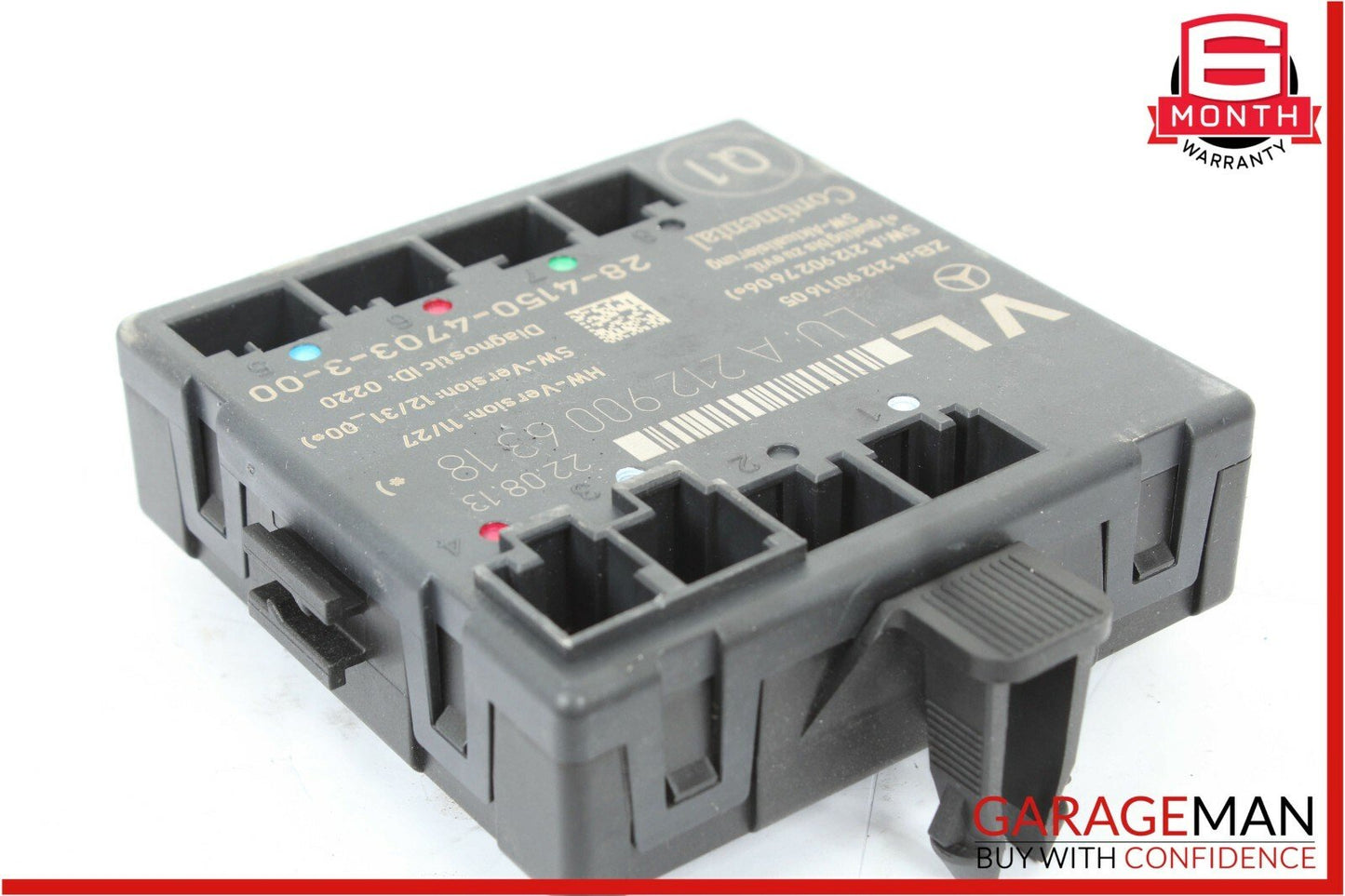 08-17 Mercedes E350 C300 Front Left Driver Side Door Control Module Unit