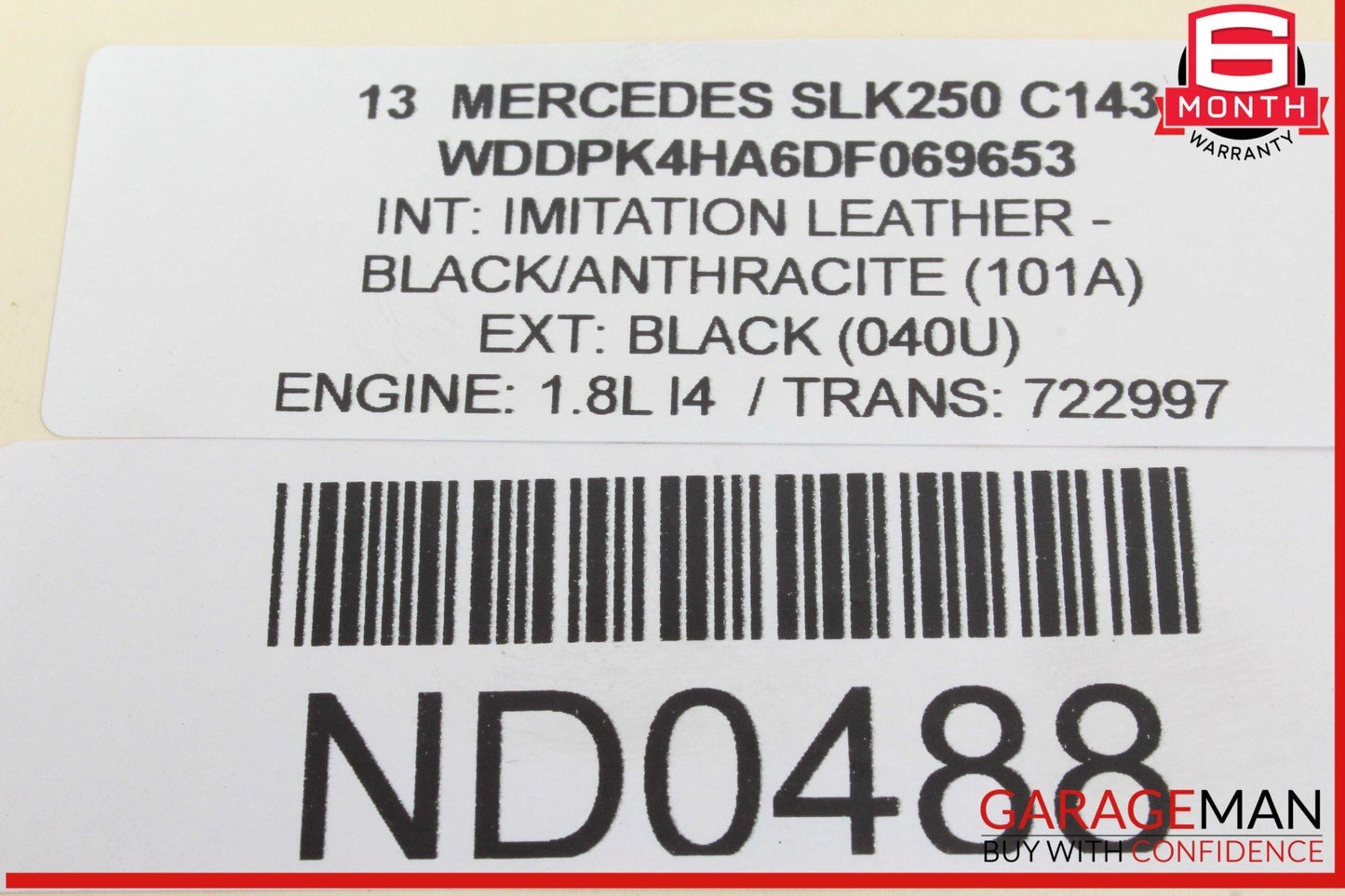 12-20 Mercedes R172 SLK250 SLC300 Coolant Reservoir Overflow Expansion Tank OEM