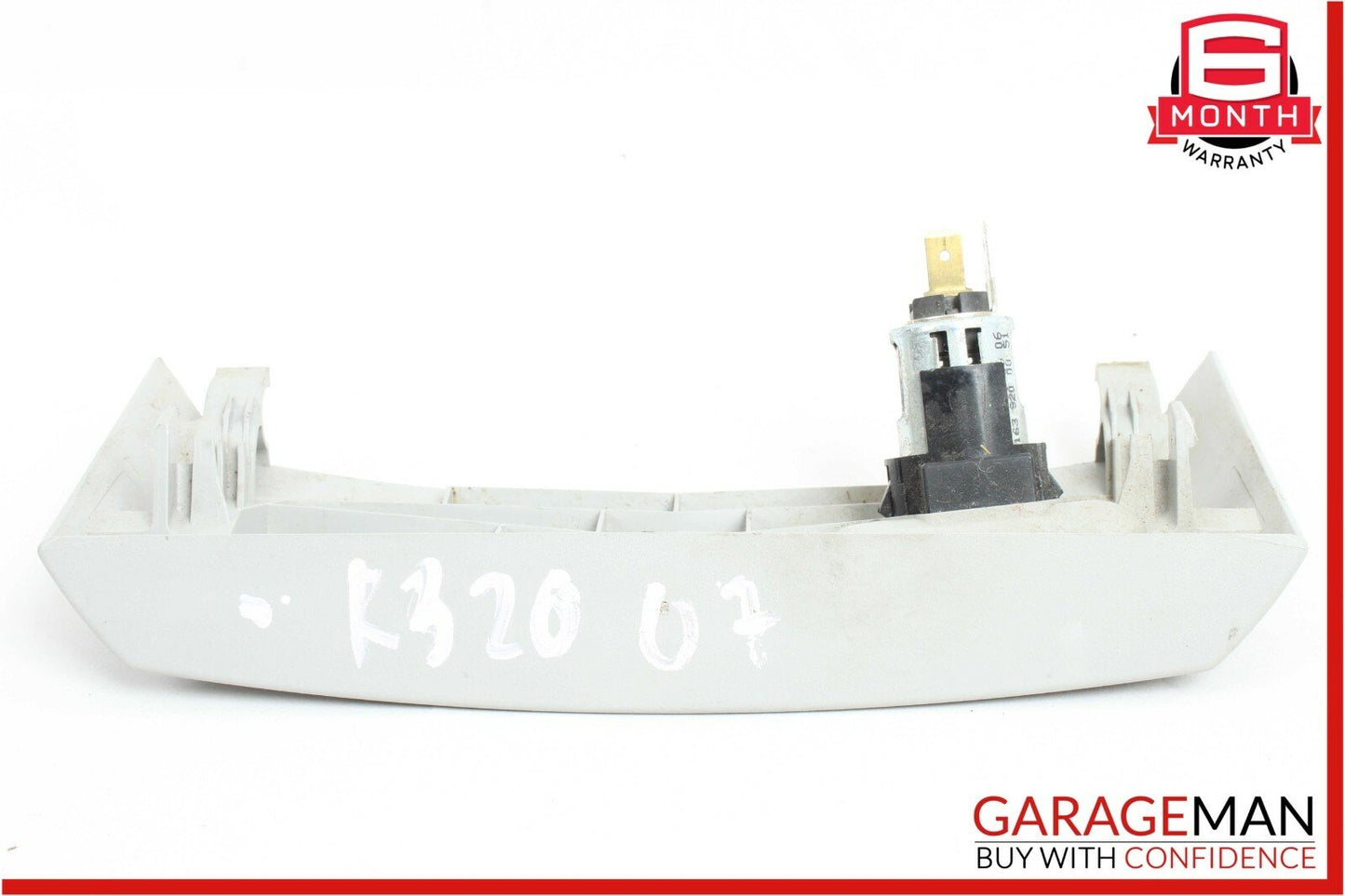06-13 Mercedes W251 R350 R320 Rear Center Console Lighter Plug Trim Cover Grey