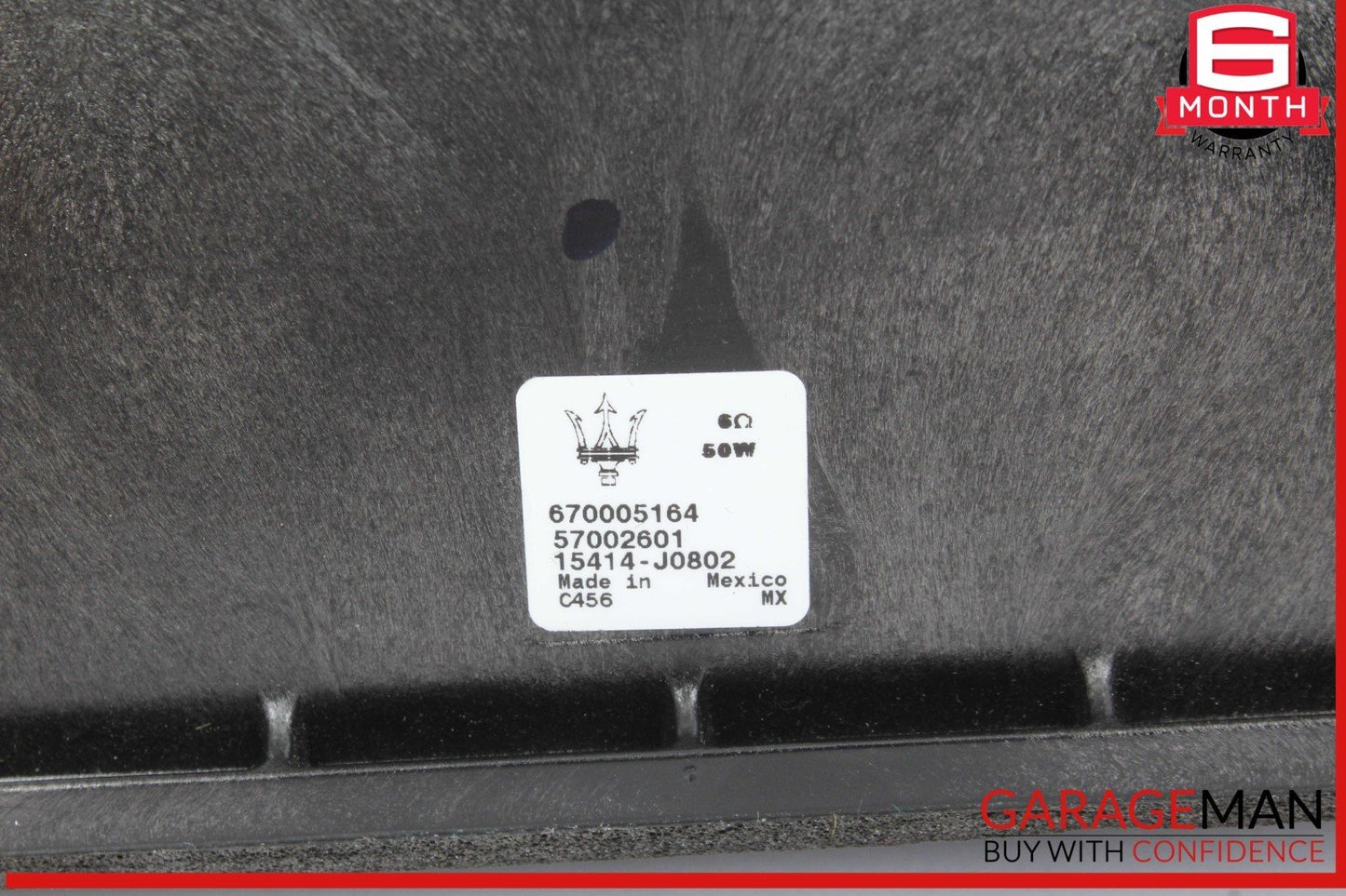14-17 Maserati Quattroporte S Ghibli Rear Subwoofer Sub Woofer Speaker OEM