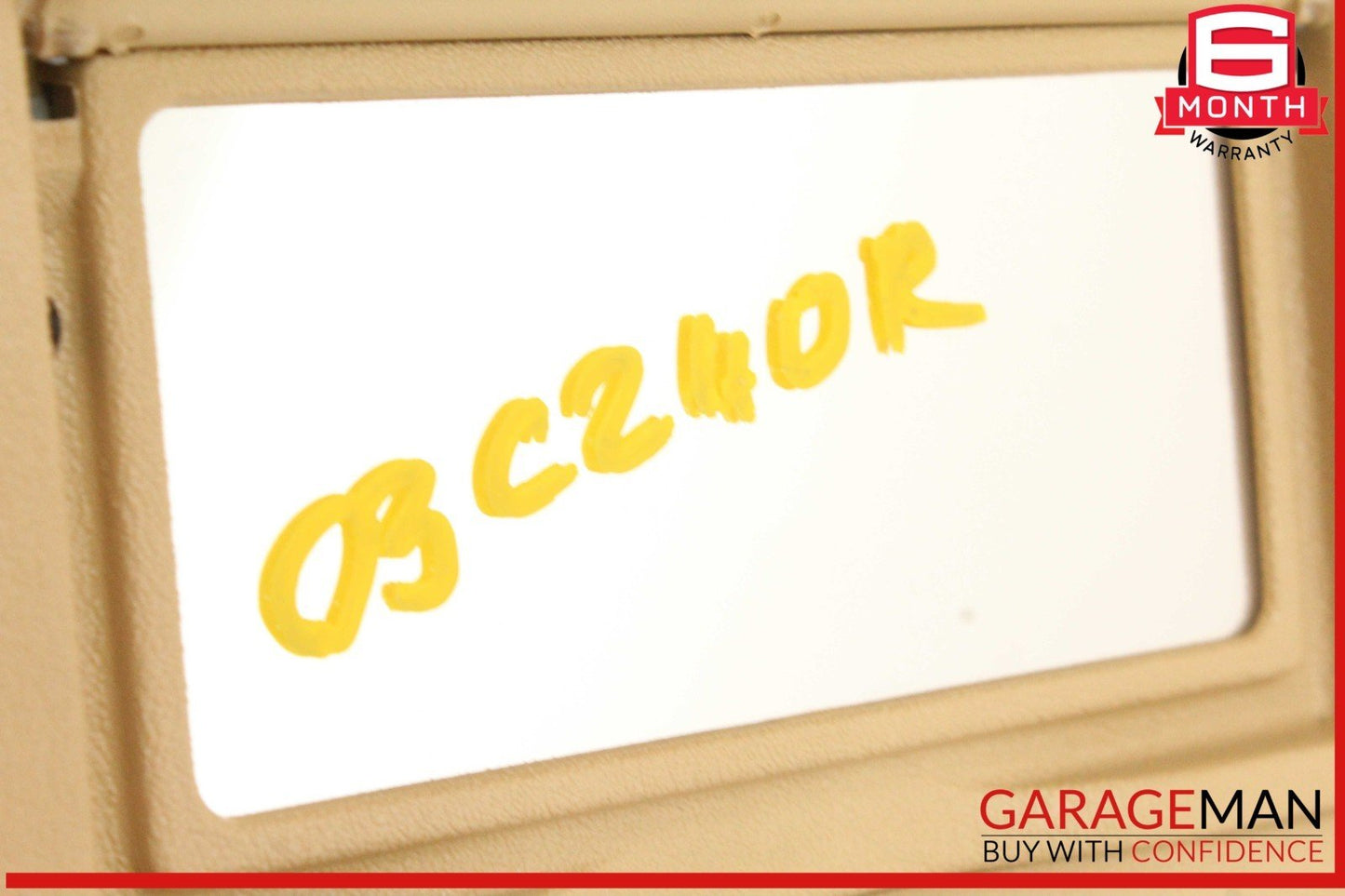 01-07 Mercedes W203 C240 CLK500 Front Right Side Sun Visor Sunvisor 2038170320