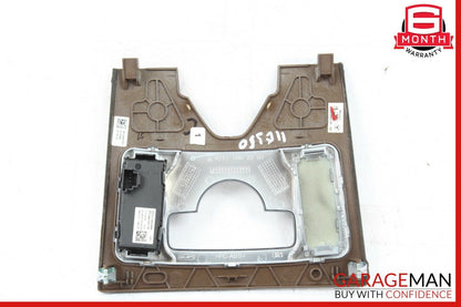 10-13 Mercedes W212 E350 E400 E550 Center Console Switch Trim Bezel Wood OEM