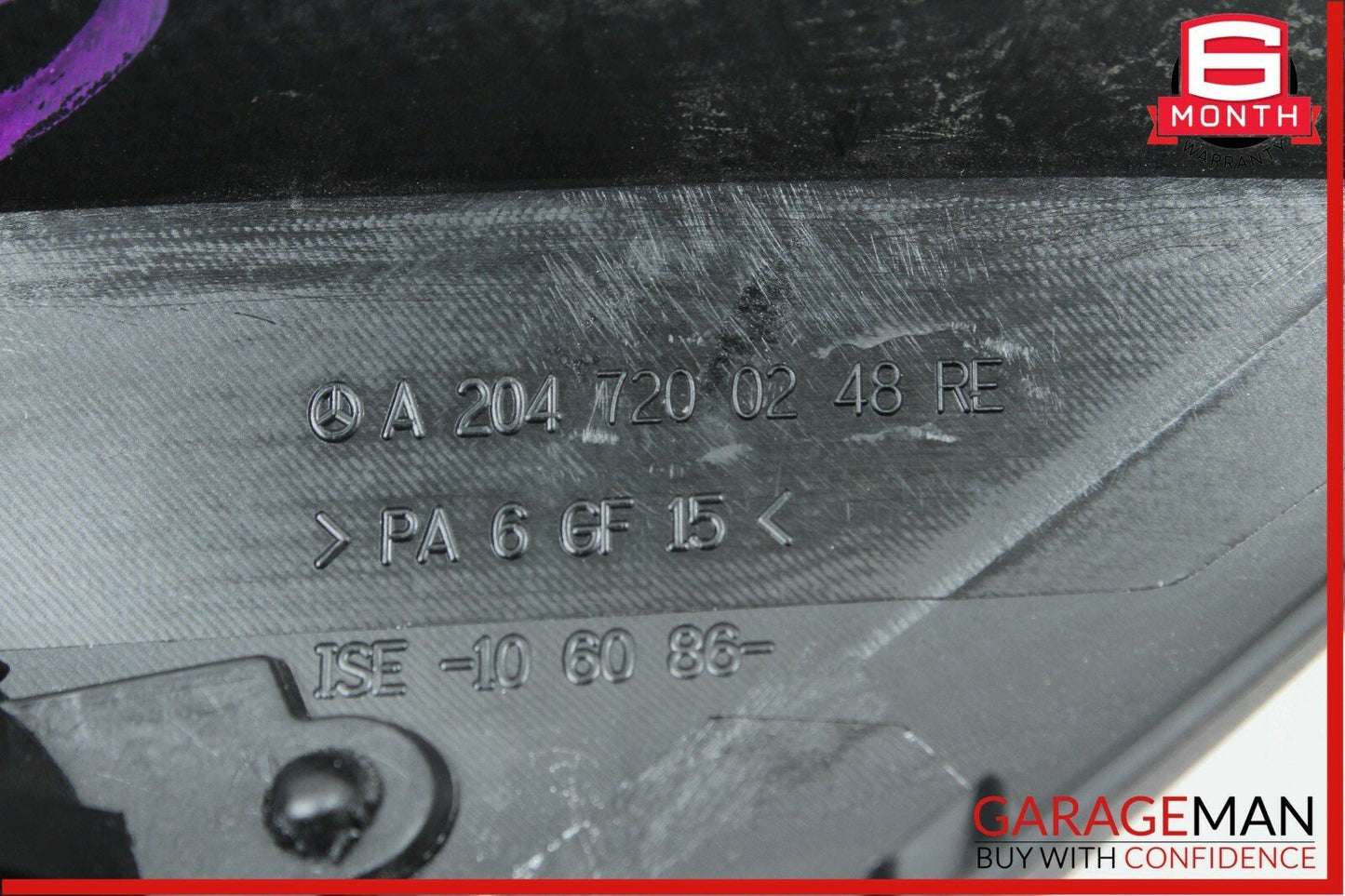 08-14 Mercedes W204 C300 Front Right Side Door Panel Tweeter Speaker Trim Cover