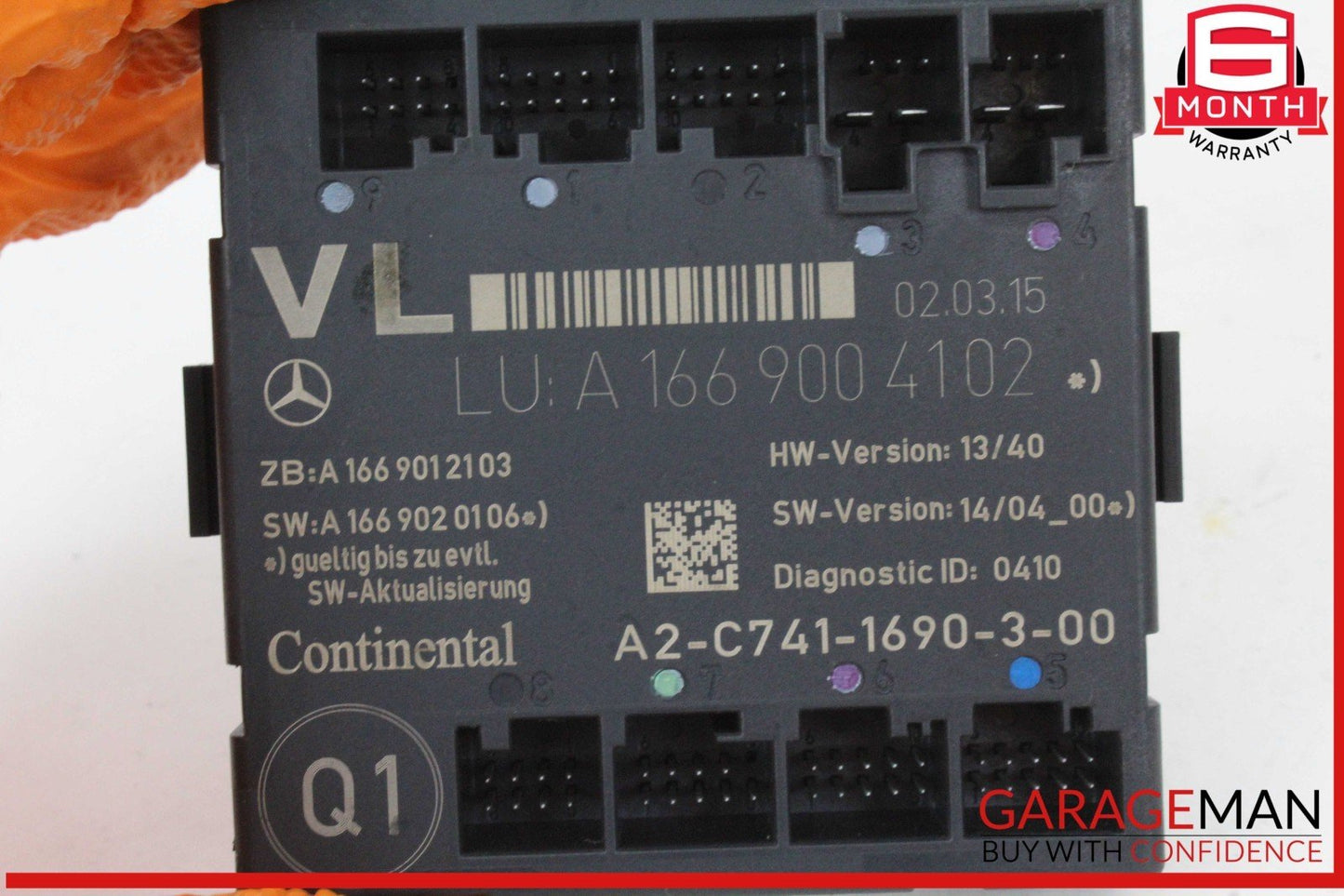 12-20 Mercedes W117 CLA250 Front Left Driver Side Door Control Module Unit OEM