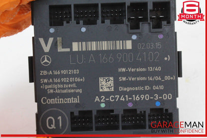 12-20 Mercedes W117 CLA250 Front Left Driver Side Door Control Module Unit OEM