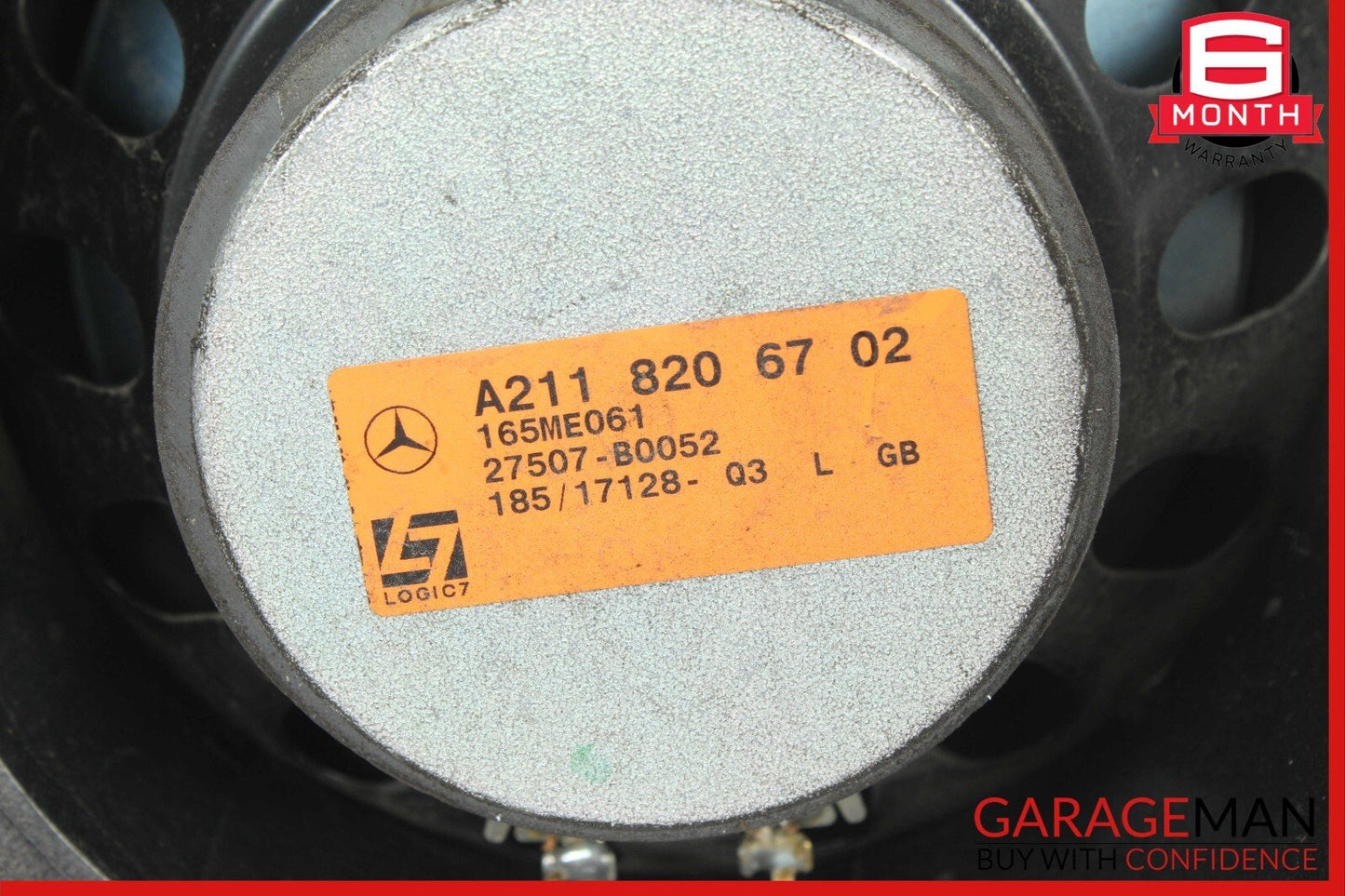 07-09 Mercedes W211 E350 E320 E550 Rear Left Driver Side Door Audio Speaker
