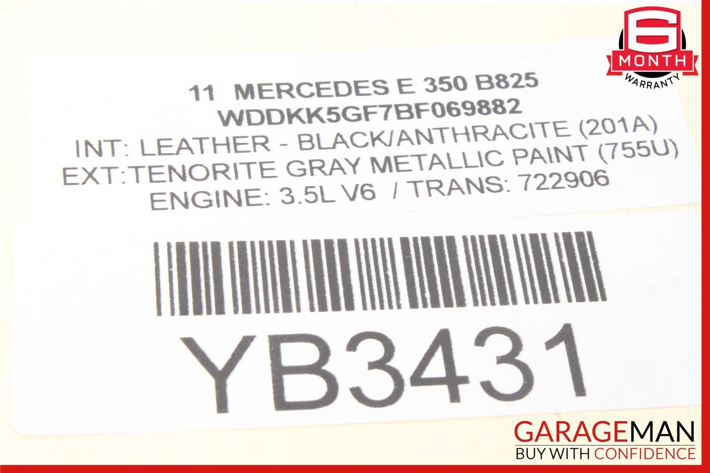 08-18 Mercedes W212 E350 Rear Left or Right Side Lower Thrust Control Arm OEM