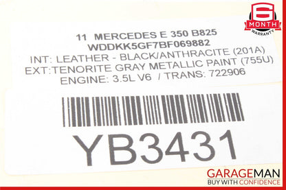 08-18 Mercedes W212 E350 Rear Left or Right Side Lower Thrust Control Arm OEM