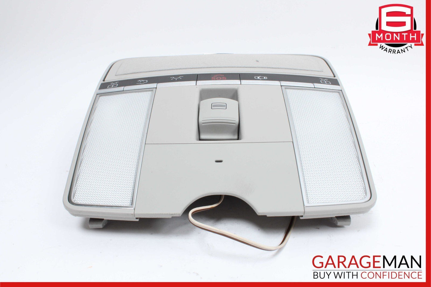 07-10 Mercedes W221 S550 CL550 Overhead Dome Light Sunroof Control Grey OEM
