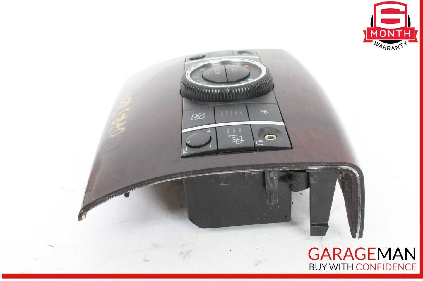 06-09 Mercedes W251 R500 R350 Heater Climate Control Switch W/ Trim Bezel OEM