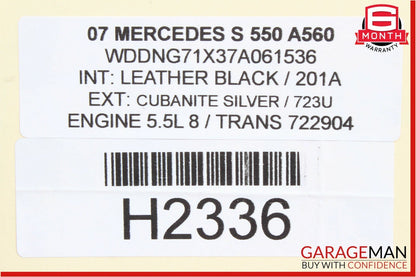 07-14 Mercedes CL550 S550 Rear Trunk Lid Switch Lock Unlock Release Handle OEM