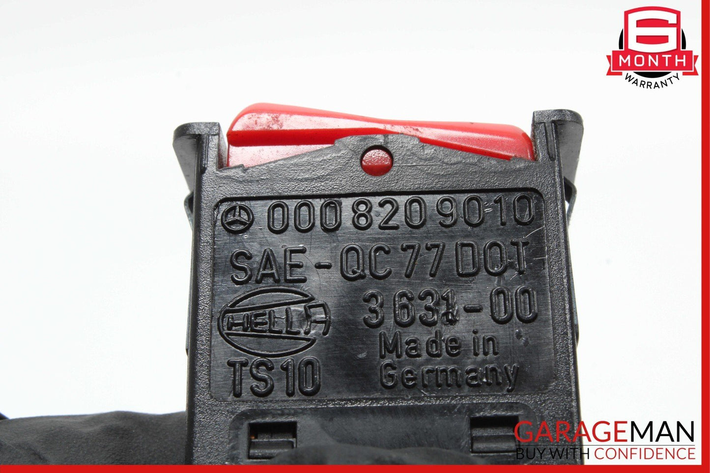 82-91 Mercedes W126 560SEL 560SEC 300TD Hazard Warning Light Switch Button OEM