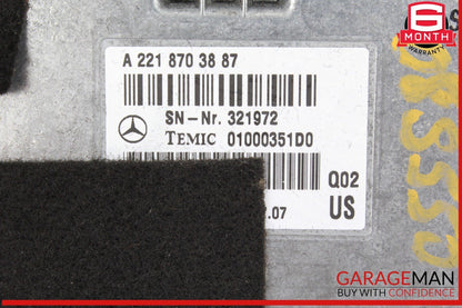 07-14 Mercedes W221 S550 CL550 Voice Language Communication Control Module OEM