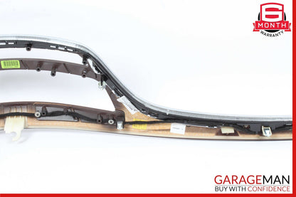 10-13 Mercedes W221 S550 S450 Dashboard Center Trim Molding Cover Bezel Wood