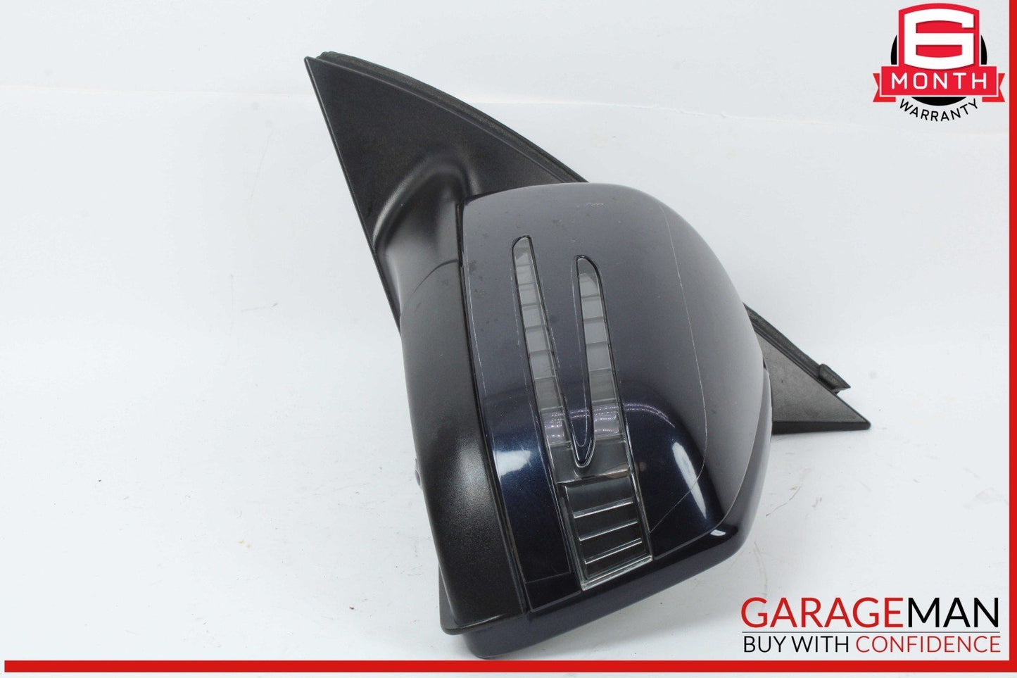 12-16 Mercedes X166 GL550 GL450 Left Side Door Rear View Mirror w/ Blind Spot