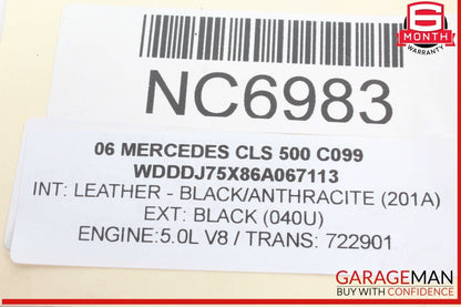 07-14 Mercedes W219 CLS500 S550 Trunk Lock Close Button Switch 2208211479 OEM