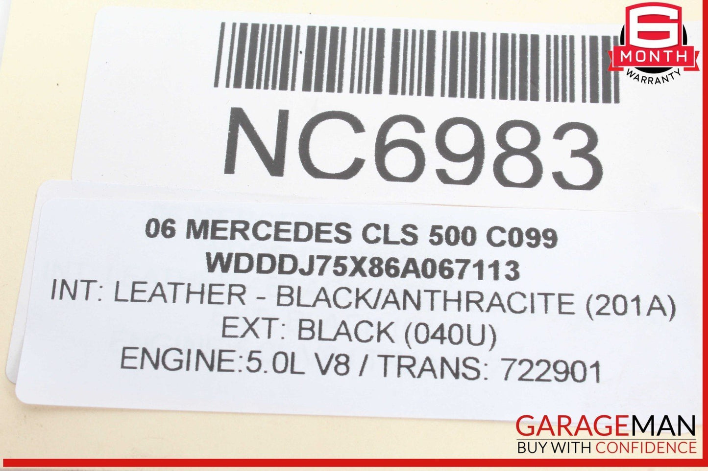 07-14 Mercedes W219 CLS500 S550 Trunk Lock Close Button Switch 2208211479 OEM