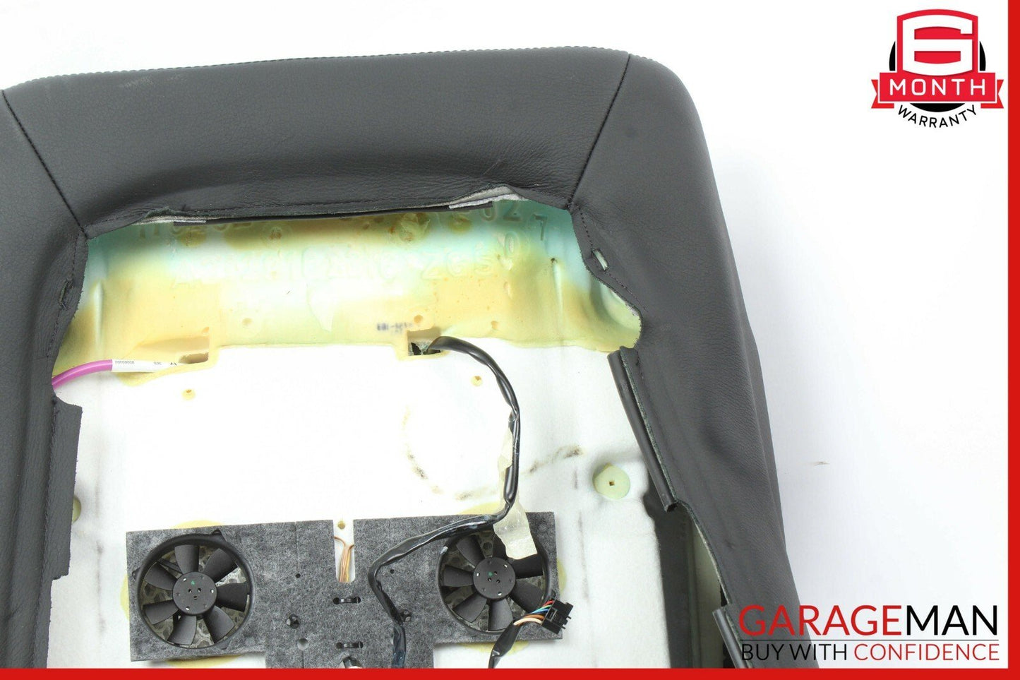 10-16 Mercedes W212 E500 E400 Front Left Top Upper Seat Cushion Black OEM