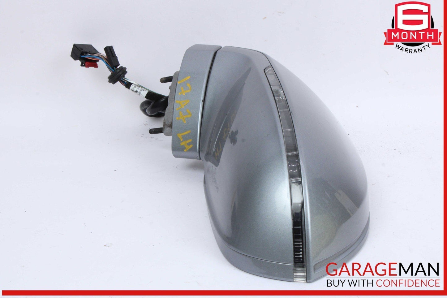 12-18 Audi A7 S7 Front Left Driver Side Door Rear View Mirror Silver 4G8857409AM