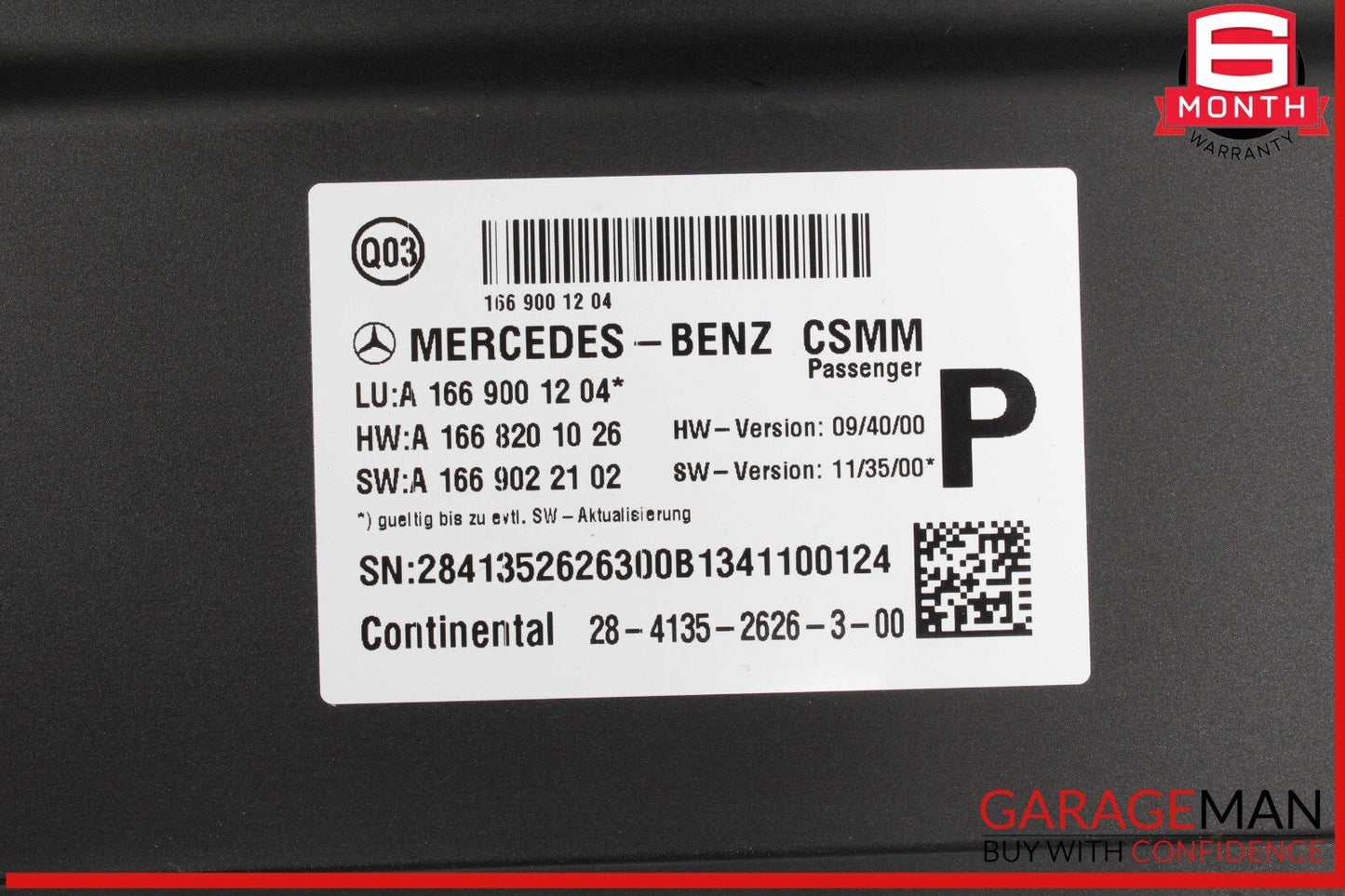 13-18 Mercedes X166 GL450 Front Right Side Seat Control Module Unit OEM