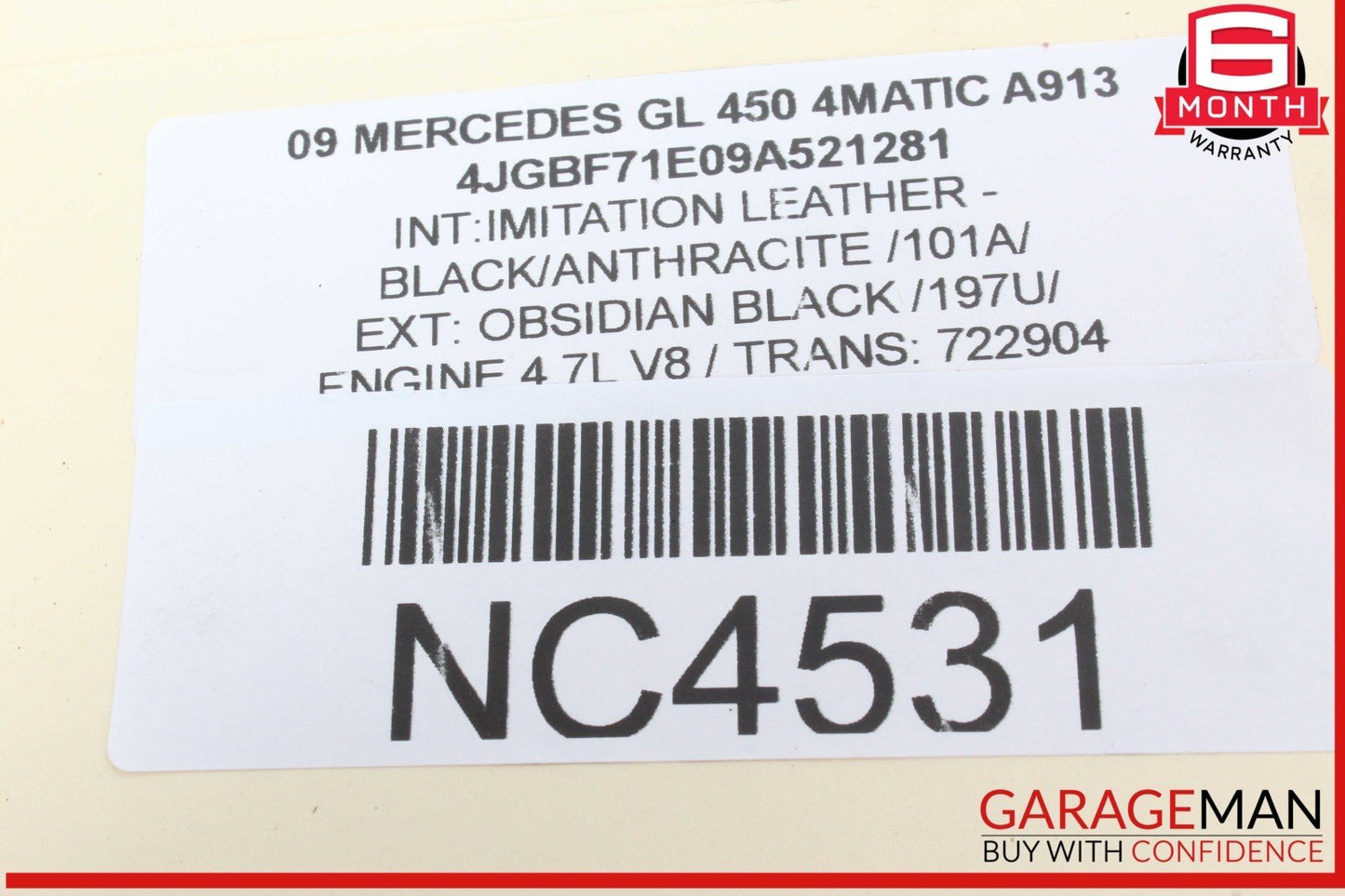 07-19 Mercedes X166 GL450 4MATIC Rear 3rd Third Row Seat Motor OEM