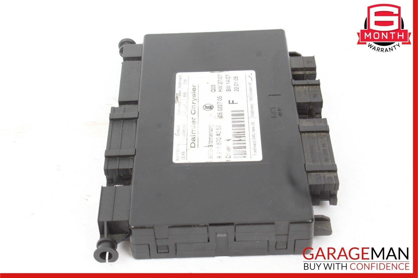 03-11 Mercedes W211 E350 E63 AMG Seat Control Module Front Left 2118704085 OEM