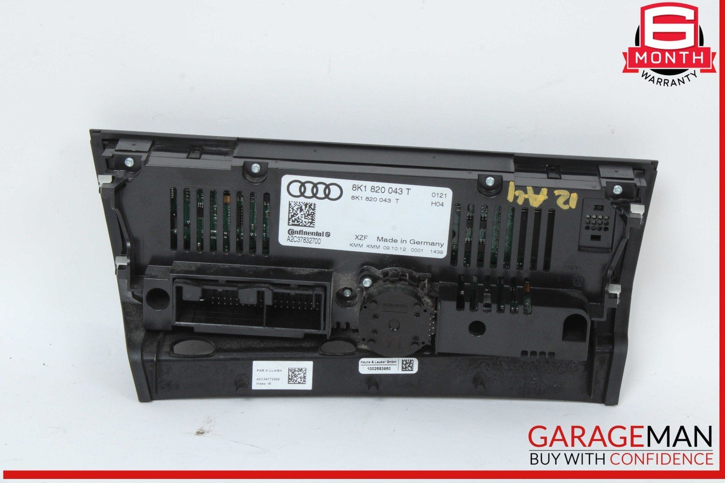 09-16 Audi A4 AC A/C Heat Temperature Climate Control Panel 8K1820043R OEM