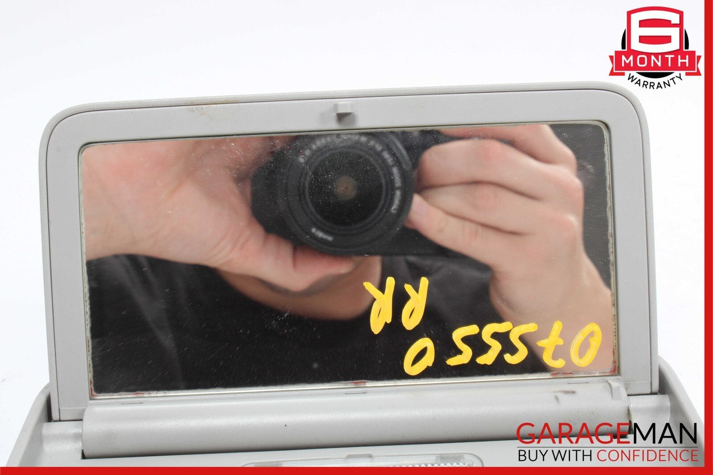 07-09 Mercedes W221 S550 S600 Rear Right / Left Side Overhead Vanity Mirror Gray