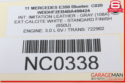 08-18 Mercedes W212 E350 Bluetec Rear Left Side Door Control Module OEM