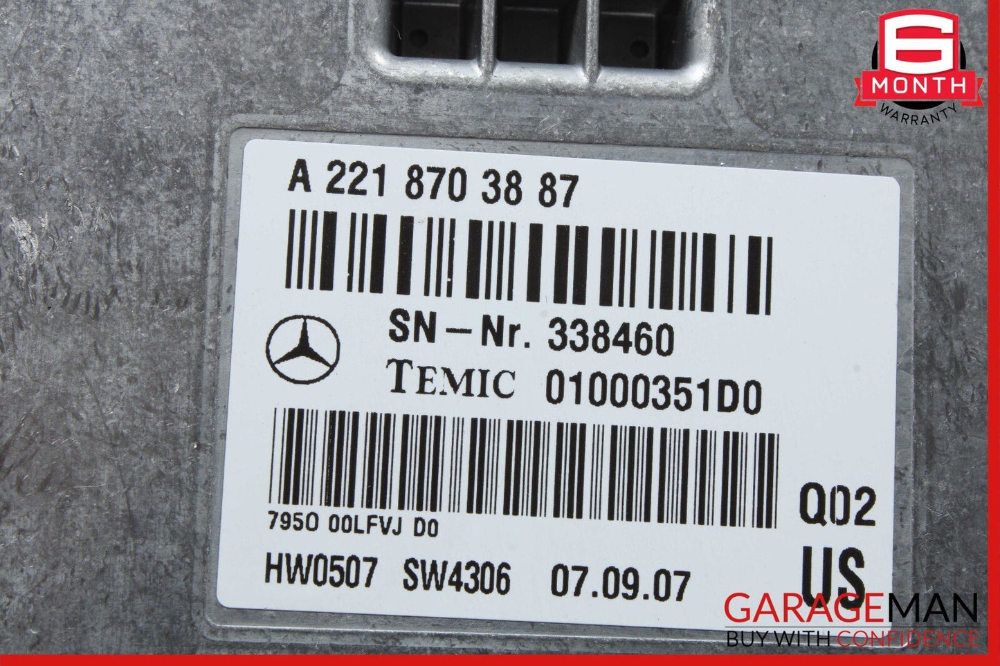 07-14 Mercedes CL550 S65 AMG Voice Language Communication Control Module Unit
