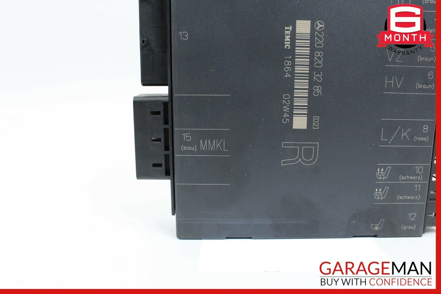 03-06 Mercedes W220 S500 S430 Front Right Side Seat Control Module Unit