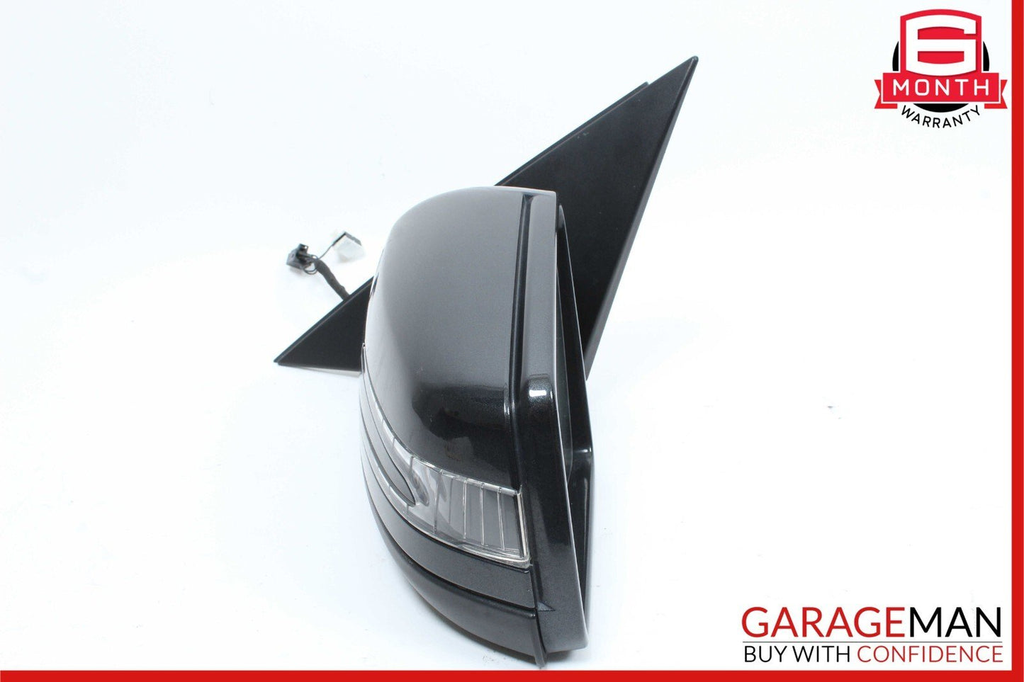 12-14 Mercedes W204 C250 Front Left Side Mirror Rear View Door Magnetite Black