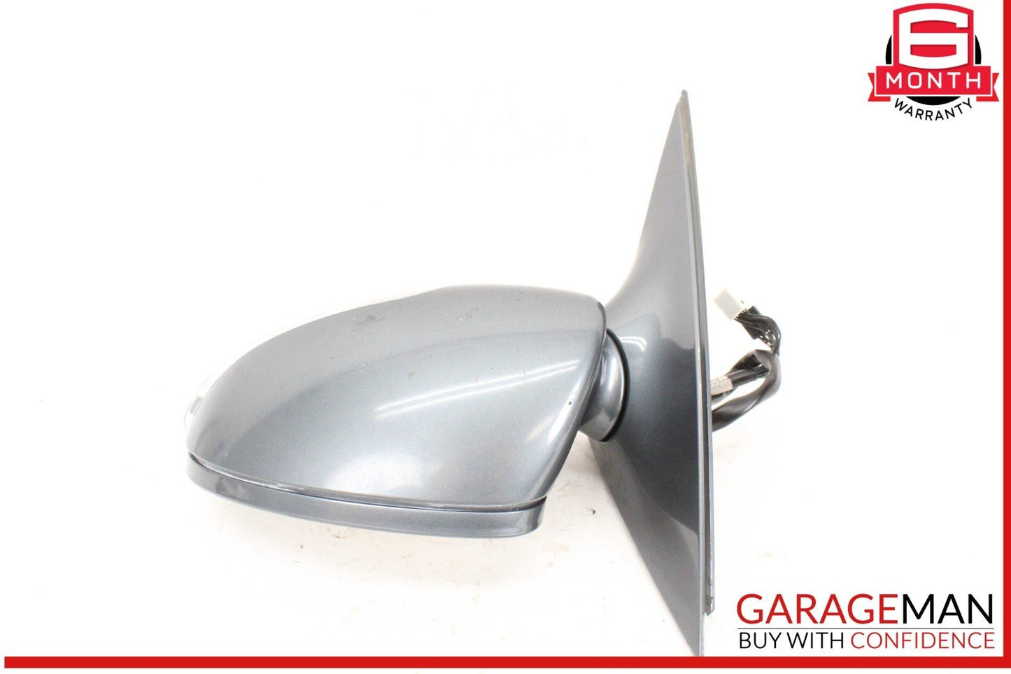 07-09 Mercedes W221 S550 S600 Front Left Side Door Rear View Mirror Gray OEM