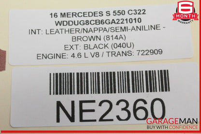 14-17 Mercedes W222 S550 Front Left or Right Side Dash AC Air Vent Grille OEM