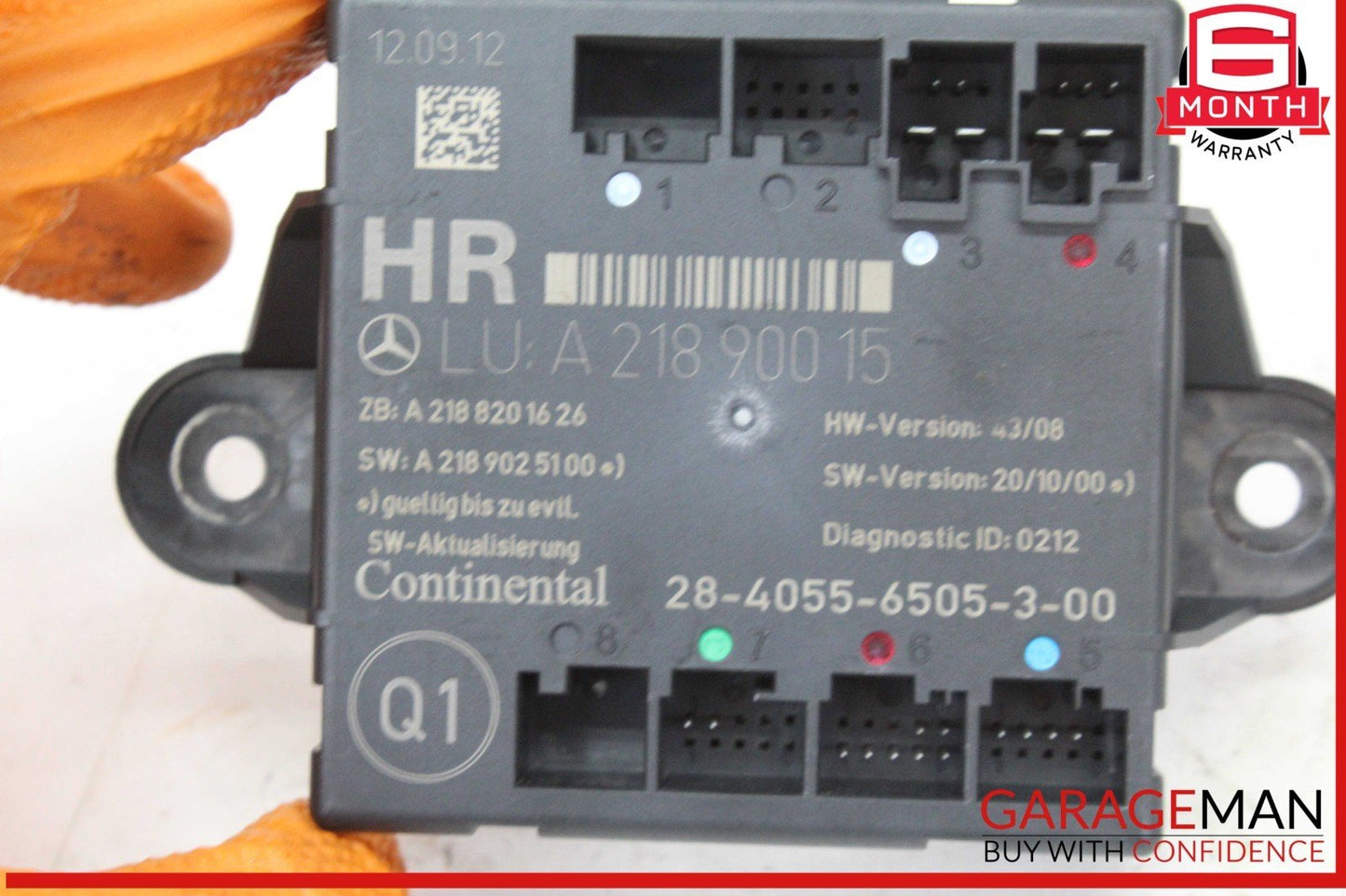 08-18 Mercedes-Benz C250 Rear Right Door Control Module 2188201626 OEM