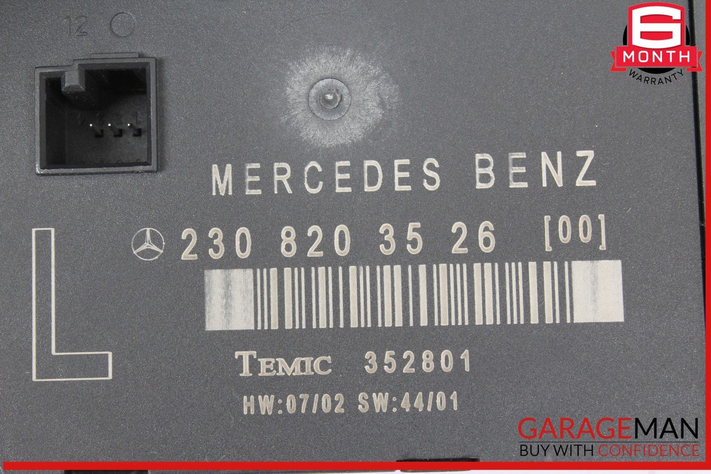 03-12 Mercedes R230 SL500 SL55 AMG Front Left Door Control Module 2308203526 OEM