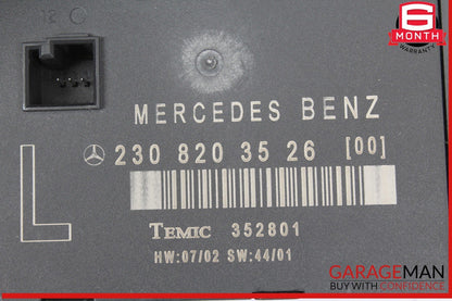 03-12 Mercedes R230 SL500 SL55 AMG Front Left Door Control Module 2308203526 OEM