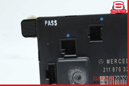 06-11 Mercedes W211 E350 Rear Right Door Control Module 2118703285 OEM
