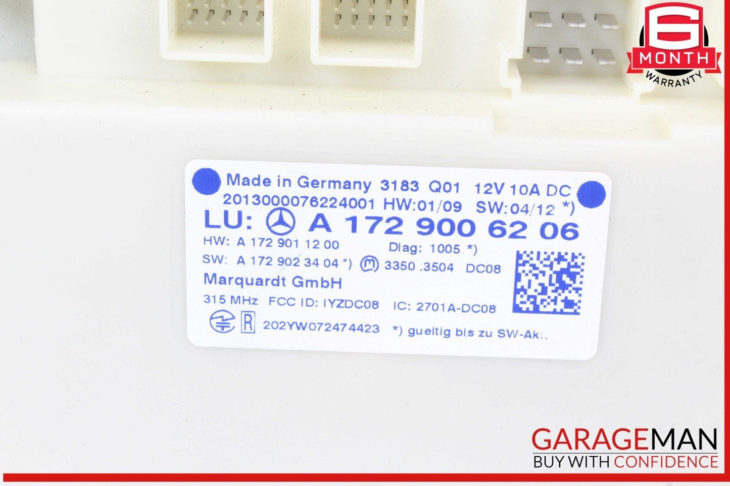 10-15 Mercedes W218 CLS550 C300 Keyless Go Entry Control Module 1729006206 OEM