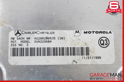 00-06 Mercedes W220 S500 CL500 Voice Command Control Module 2208200535 OEM